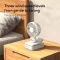 Portable Mini Clip Fan Rechargeable Cooling Fan Air Cooler with Adjustable Speeds A. 