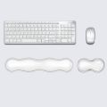 Easy To Clean Creative Clear Mouse Wrist Rest Transparent Ergonomic Silicone Gel Wrist Pad Effectively Comfortable Mouse Wrist Support Pad School. 