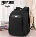 Ponasoo Laptop Bag Backpack For Office School College Travel Use With Raincover. 