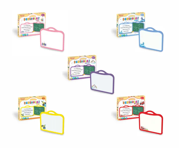 Zephyr%20Scribblez%20%7C%202%20In%201%20Writing%20Board%20With%20Duster,%20Chalk%20&%20Marker%20%7C%20For%20Ages%203+%20%7C%20Themes:%20Firetruck,%20Whale,%20Rocket,%20Fairy,%20Unicorn%20-%20Image%202