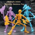 Fun Three-Dimensional Skeleton Action Figure Multi-Articulable Wearable Skull Model Can Movable Multicolor Skeleton Assembly Toys Desktop Decorations. 