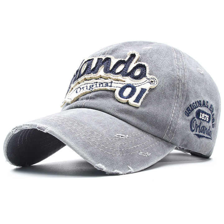 Denim Hip Hop Cap For Men