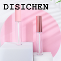 DISICHEN 1pc 10ml Empty Round Lip Gloss Tube With Wand Applicator Refillable Plastic Lipstick Lip Balm Bottles Vials DIY Container New. 