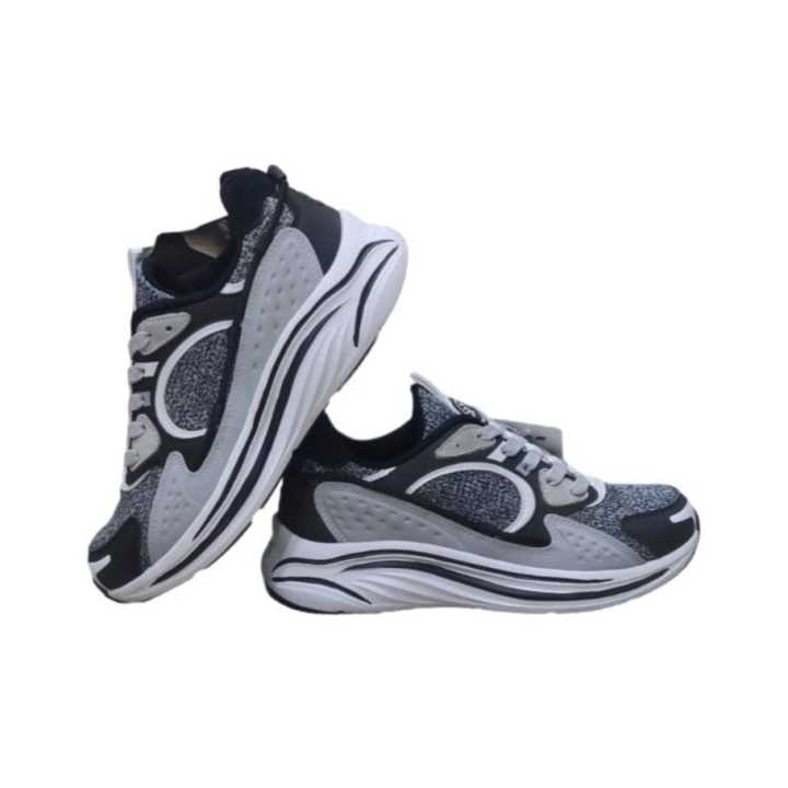 Yearcon Genuine Grey Mesh Design Solid Laceup Running Shoes For Men /SALE/SALE/ (GT5)