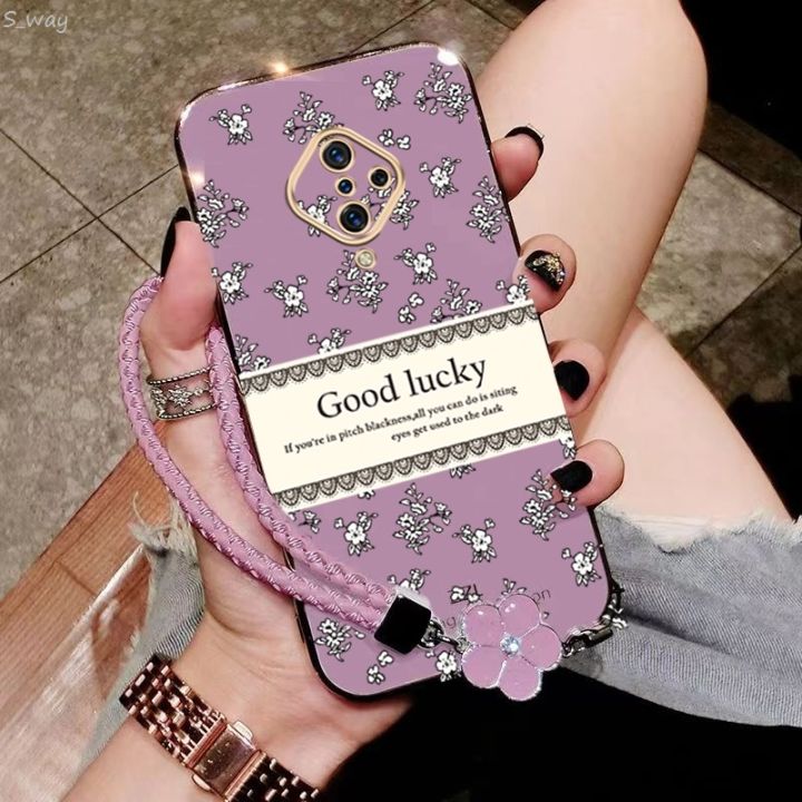 S_way Casing VIVO S1 PRO VIVO S1 VIVO V19 VIVO V17 phone case Softcase Liquid Silicone Protector Smooth Cover new design aesthetic luxury Retro Bracelet for girl DDXYBH01