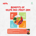Hilife Mixed Fruit Jam Glass Bottle 500 GM | With Real Fruit Ingredients. 