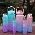 3 in 1 Water Bottles Lock Feature & Top Lid with Times Drink for Office/Home/Sports/outdoor - Water Bottles |. 