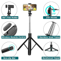 Selfie Stick Extendable Monopod Live Broadcast  Stable Tripod | Magic Snapshot  | Bluetooth Remote With Bracket. 