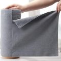 Microfiber Cleaning Cloth Roll 25x25 * 26  cm, Reusable and Washable Tear-Away Kitchen Towel Roll, Very Soft Cleaning Cloths for Home, Kitchen, Office, Electronics, Car Cleaning (Grey, 20 Pack). 