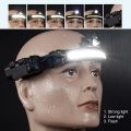 COB Headlamp LED Sensor Headlight Flashlight USB Rechargeable Head Lamp Torch 6 Lighting Modes Work Light. 
