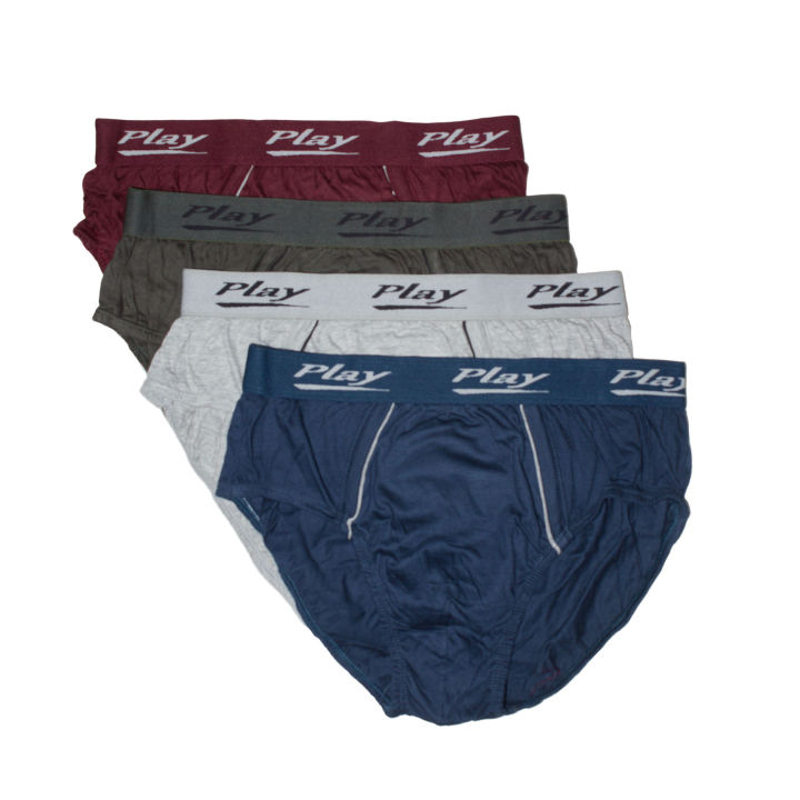 Pack of 4, PLAY V-Shape Men's Underwear/Brief