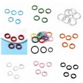 5 Pcs Handmade Part Accessories 25mm O Ring Keychain Clips Metal Colorful Openable Round Carabiner Durable Spring Clasp Jewelry. 
