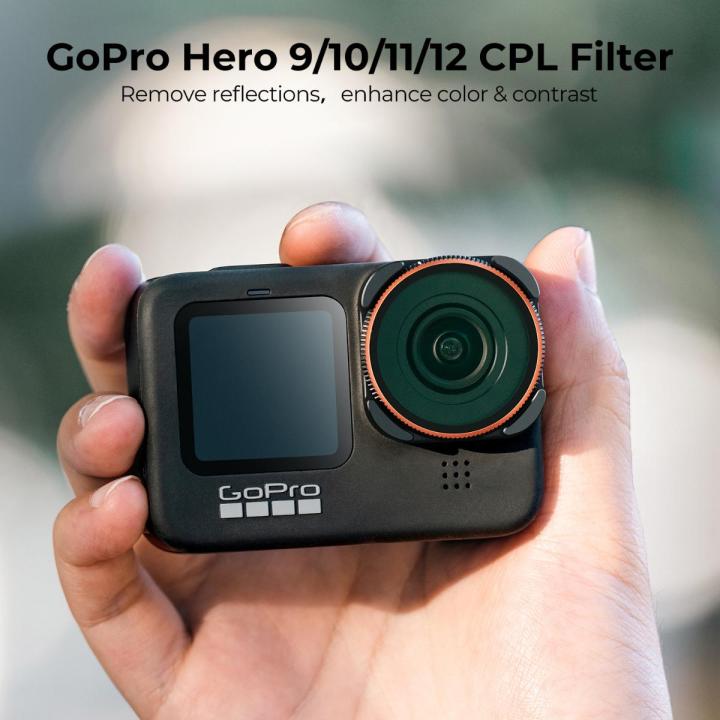 K%20F%20Concept%20Action%20Camera%20CPL%20Lens%20Filter%20HD%20Image%20Anti-reflection%20Green%20Film%20Waterproof%20Anti-scratch%20for%20GoPro%20Hero%209/10/11/12%20-%20Image%202