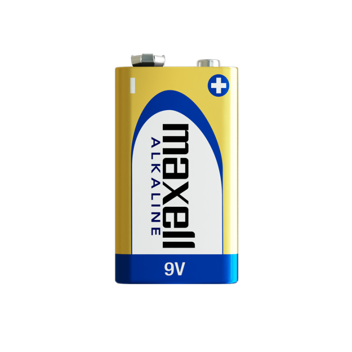 Maxell Authentic Alkaline 6LF22(GD) 9V High Power 1 Pack Battery