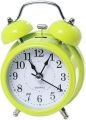 Retro Twin Bell Alarm Clock - Classic Loud Alarm, Metal Frame, Night Light, Silent Non-Ticking | Vintage Bedside Clock for Home and Office. 