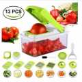 Nicer Dicer Plus Genius 13 pieces Fruit Vegetable Slicer Food-Chopper. 