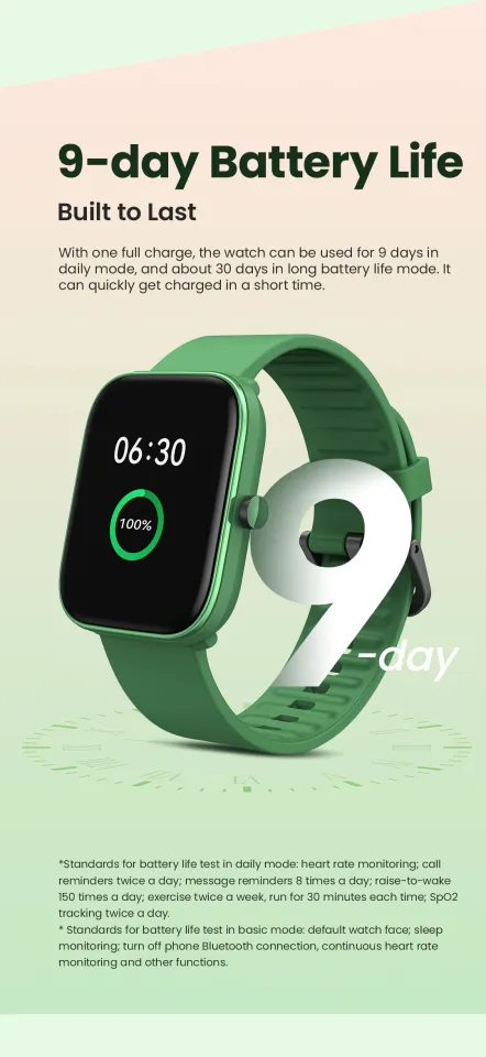 HAYLOU GST Lite Smartwatch Large Display 24 Health Monitoring