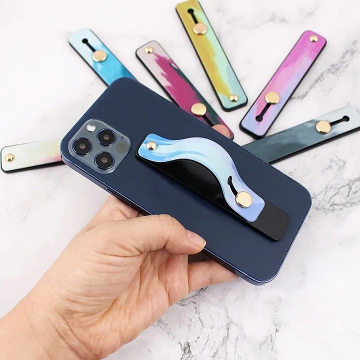 Bracket mobile phone paste ring silicone wristband, finger grip, mobile phone holder, push and pull sticker, universal hand strap