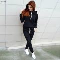 Linguolin Casual Tracksuit Women's Clothing Two-piece Tracksuit Plus Size Sets Warm suit for women Workout Set Top Pants. 