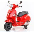 DOUBLE Battery Operated Vespa Rechargeable Ride-on Scooter for Kids. 