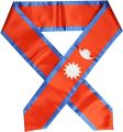 Nepal Graduation Stole - Nepal Flag Sash - Cotton House. 