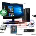 Assembled Desktop System i5 3rd Gen, 8GB RAM,128 GB NVME, 500GB HDD, 19 Inch Monitor, Wii Card…. 