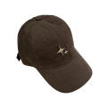 Unisex Star Denim Cap Fashion Y2k Metal Pattern Baseball Cap Adjustable Peaked Cap for Outdoor Travel Sun Protection All Ages Streetwear. 