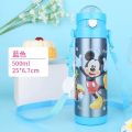 Insulated Stainless Steel Bottle Flask Water Bottle for Kids Boys Girls Hot and Cold Water Bottle -500ML (Print Many More). 