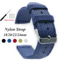18mm 20mm 22mm 24mm Nylon Fabric Watch Bands Sport Strap for Huawei GT2 Bands for Samsung Galaxy Watch 3 Quick Release Band with Tool. 