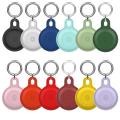 High Quality Waterproof Case for Airtag Keychain Holder with Key Ring Silicone Shockproof Anti-Scratch for Air Tag Tracker Protective case. 