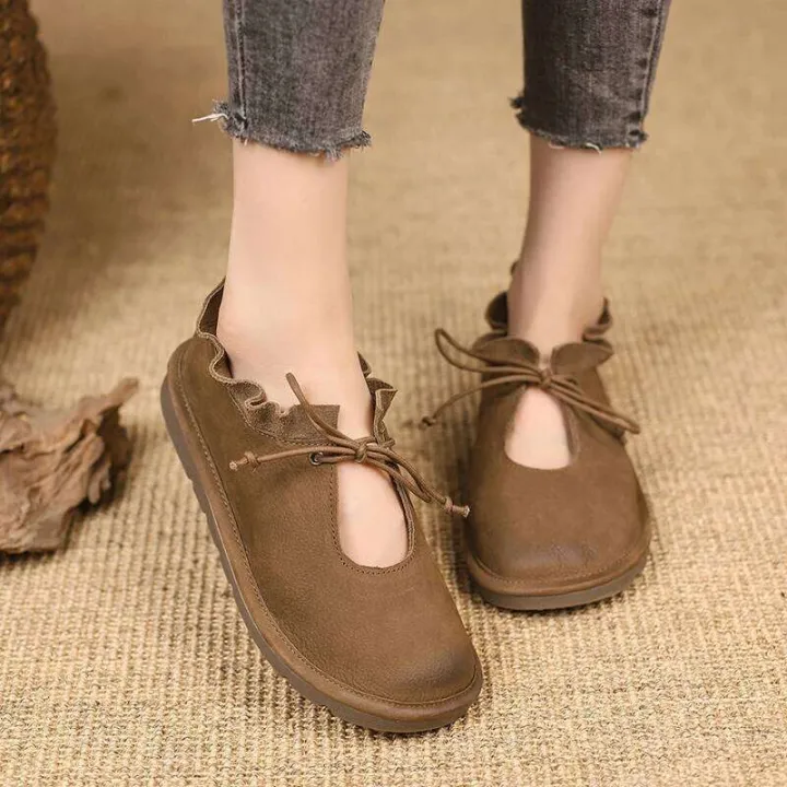 Artmu%20Original%20Flats%20Women%20Lace%20Up%20Genuine%20Leather%20Spring%20Summer%20Soft%20Comfort%20Elegant%20Shoes%20for%20Ladies%20Zapatos%20-%20Image%202