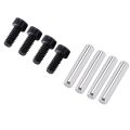 NAMUNY Blue RC Metal 7.0 Wheel Hex 12mm Drive with 4Pcs 1/10 Leaf Springs Set HighLift Chassis. 