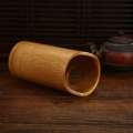 Wooden Cylinder Tableware Drainage Chopstick Rack Kitchen Storage Container Bamboo Restaurant Supplies. 