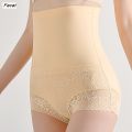 Facai Comfortable Lace Shapewear Panties Women High Waist Large Size Postpartum Body High Quality Shapers Tummy Control Underwear Mulberry Silk Crotch Seamless Underwear Girls. 