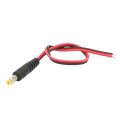 DC Jack Male Connector 5.5mm With 5 Inch Wire (2 Pcs). 