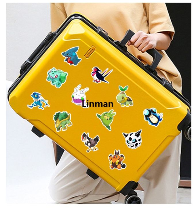 Linman%20100pcs%20Pokemon%20Sticker%20Pack%20Waterproof%20Anime%20Stickers%20Cute%20La%E3%80%902025%20Version%E3%80%91ptop%20Skin%20Kawaii%20Packaging%20DIY%20Phone%20Case%20Handbook%20Stationery%20-%20Image%206