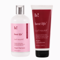 Best Life Moroccan Argan Oil Hair Shampoo and Conditioner Set for Dull, Dry & Frizzy Hair. 