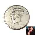 Magic Close-Up Street Trick Bite Coin Bite And Restored Half Dollar illusion BRYT. 