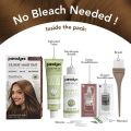 Paradyes No Bleach Hazel Brown Glossy Hair Tint, Ammonia-Free Formula for Natural Black Hair, Visible on Natural Black Hair, Includes Anti-Fade Conditioner for Long-Lasting Shine, 5 Light Brown. 