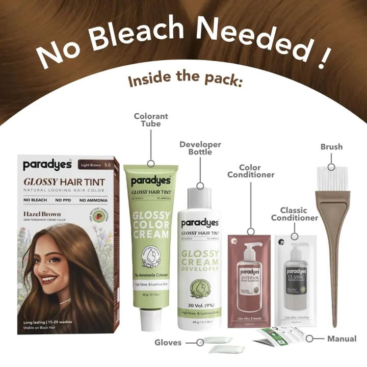 Paradyes%20No%20Bleach%20Hazel%20Brown%20Glossy%20Hair%20Tint,%20Ammonia-Free%20Formula%20for%20Natural%20Black%20Hair,%20Visible%20on%20Natural%20Black%20Hair,%20Includes%20Anti-Fade%20Conditioner%20for%20Long-Lasting%20Shine,%205%20Light%20Brown%20-%20Image%204