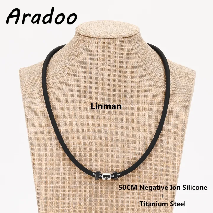 Silicone%20Titanium%20Steel%20Anion%20Pendant%20Necklace%20Hematite%20Magnetic%20Therapy%20Collar%20-%20Image%205