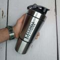 26 OZ Stainless Steel Shaker Bottle with Storage Compartment  Steel Protein Shaker  Compartment. 