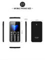 Kechaoda Card Mobile K116 | Dual Sim | Mtk 6261D Chipset | Keypad Mobile Phone. 