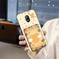 Soft case Silicone Phone Case For Itel A16/A16 Plus Durable Full wrap TPU Card slot protective Card bag Card sleeve Cute. 