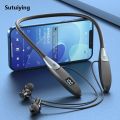 Sutuiying EARDECO Wireless Headphones Bluetooth 5.3 Neckband Earphones Sports Original Waterproof TWS Earbuds Blutooth Headset with Microphone Mic. 
