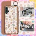 Soft case Phone Holder Phone Case For Huawei Nova 5/Nove 5 Pro ring Back Cover Lanyard Cute Waterproof Silicone Cartoon. 