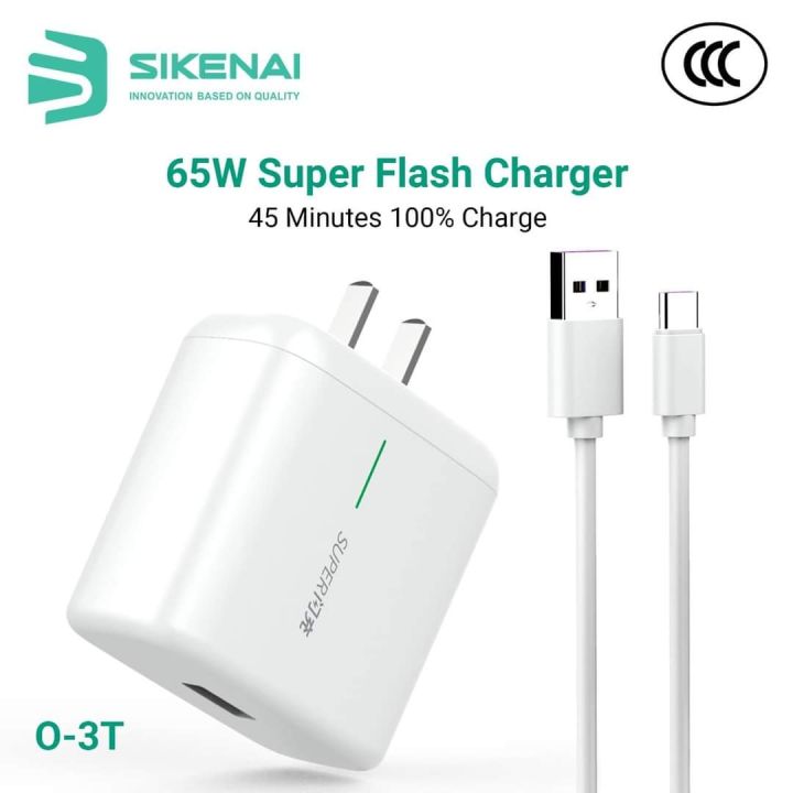 65W Type C Original/Geniune Charger best for VOOC With Warranty/Guarantee