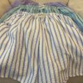 Soft Spring Summer Casual Shorts Women Baggy High Waist Stripe Short Pants Chic with Pocket Thin Loose Shorts Girls. 