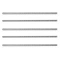 M6 x 150mm 304 Stainless Steel Fully Threaded Rod Bar Studs Hardware 10 Pcs. 
