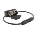 1 Pcs Outdoor Waterproof 55Amp DC 2000V Solar Connector Replacement Accessories Style Solar Panel In-Line Diode Connector IP67 for Combiner Box. 